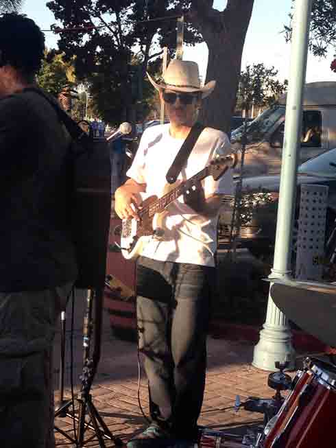 Danny on Bass Guitar