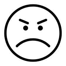 generic image1 - signifying 'dis-satisfaction'.